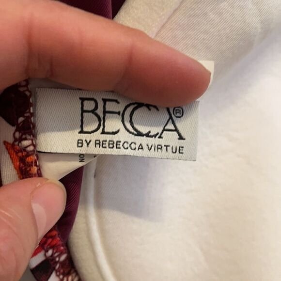 BECCASWIM MULTICOLOR BIKINI TOP.  NEW - Picture 4 of 9